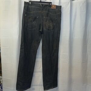Men's Vintage Y2K Jean Junky Premium Denim Embroidered Jeans 40x36